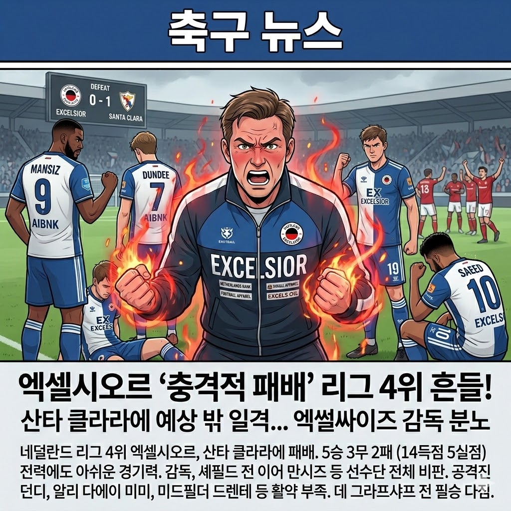 엑셀시오르 감독 격노 [받아들일 수 없는 패배]